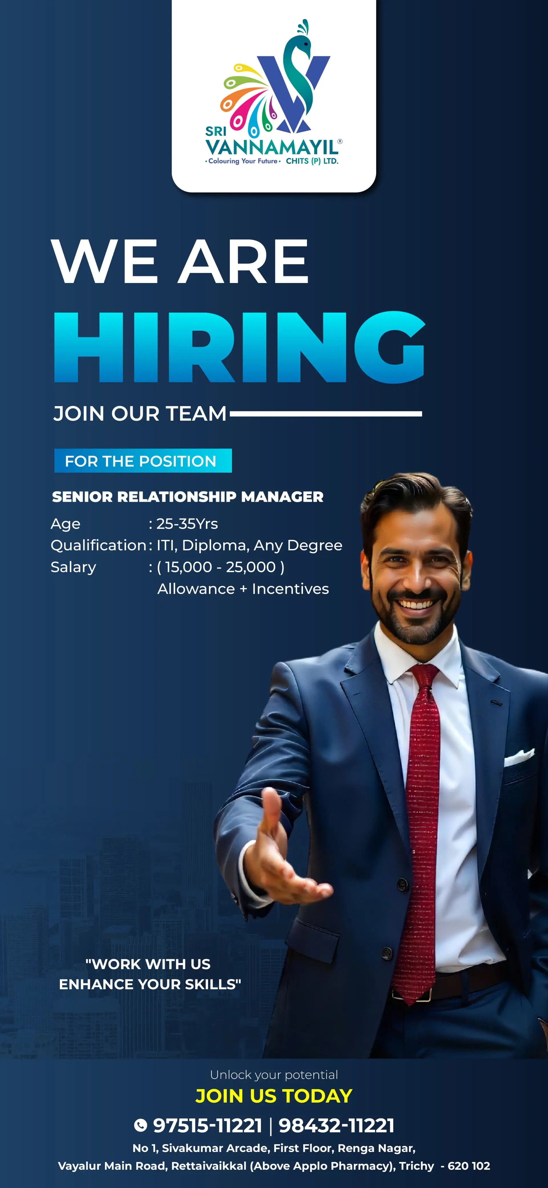 Hiring for Senior Relationship Manager